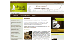 Desktop Screenshot of labottegadeltartufaio.com